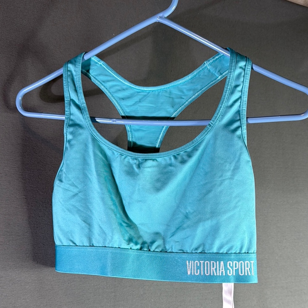 Victoria’s Secret Teal Sports Bra size medium‎
